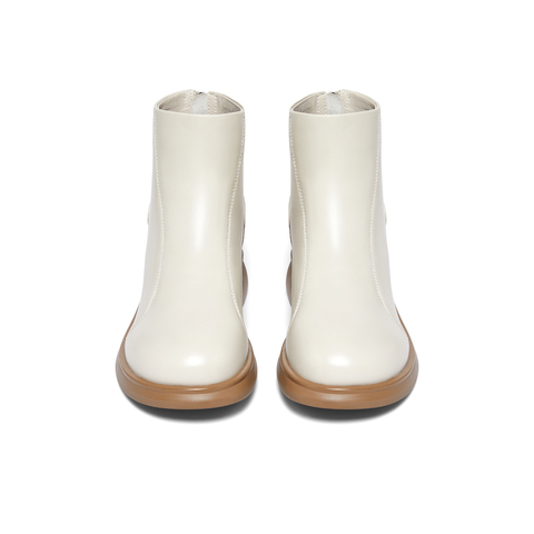 天美意2023冬新款商场同款复古百搭短靴时装靴女靴BH171DD3