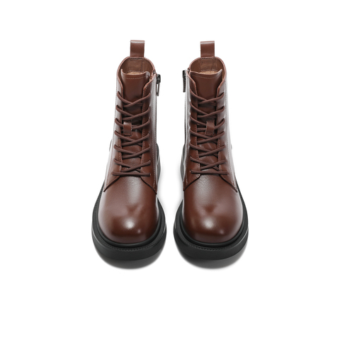 天美意2023冬新款商场同款厚底百搭时尚短靴女马丁靴CQ741DD3