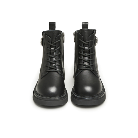 天美意2023冬新款商场同款复古时尚百搭短靴女马丁靴BH651DD3