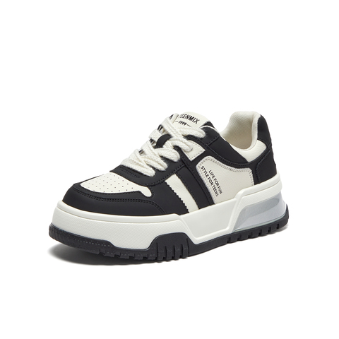 天美意2024春新款商场同款厚底时尚百搭休闲鞋女板鞋BI171AM4