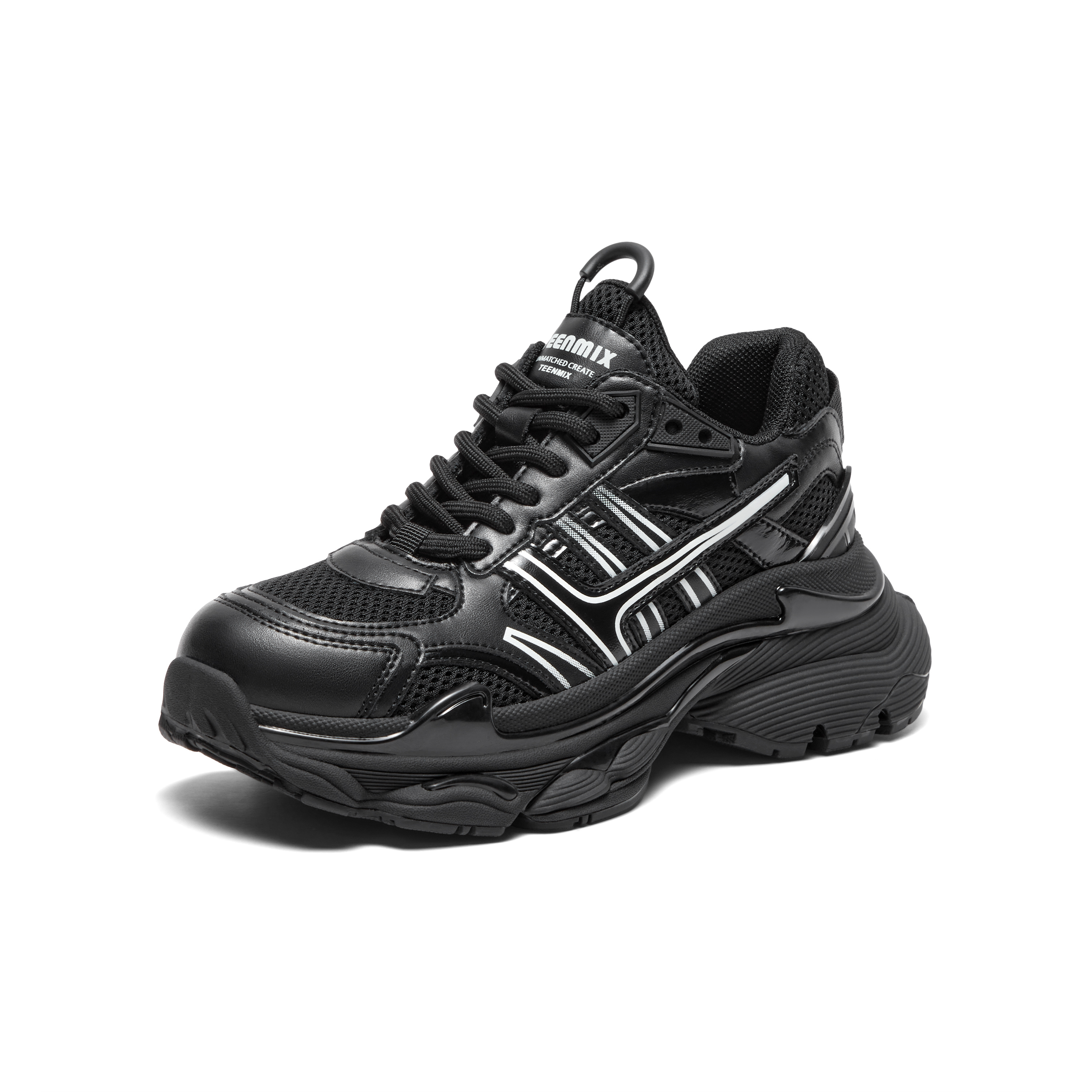 天美意2024春新款商场同款厚底运动风老爹鞋女休闲鞋BI181AM4