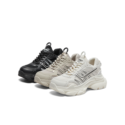 天美意2024春新款商场同款厚底运动风老爹鞋女休闲鞋BI181AM4