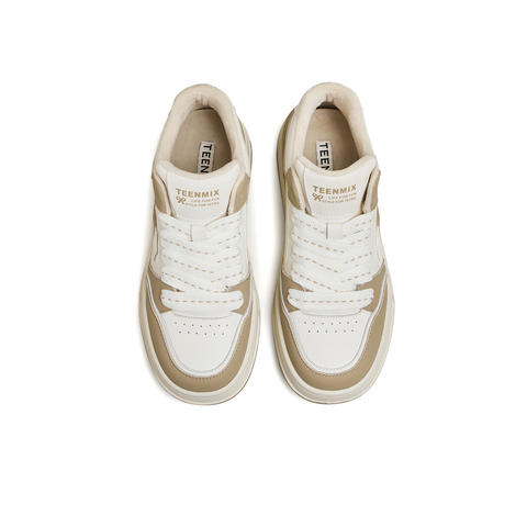 天美意2024春新款商场同款拼色活力运动休闲鞋女板鞋BI151AM4