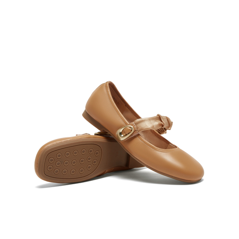 天美意2024春新款浅口单鞋时尚休闲轻便舒适女玛丽珍鞋KM001AQ4