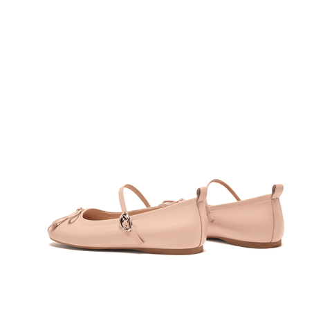 天美意2024春新款时尚休闲百搭一脚蹬轻便女玛丽珍鞋KM003AQ4