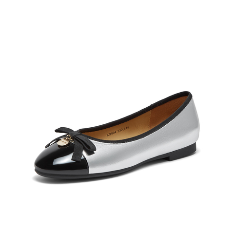 天美意2024春新款时尚休闲百搭舒适一脚蹬女平跟单鞋KQ004AQ4