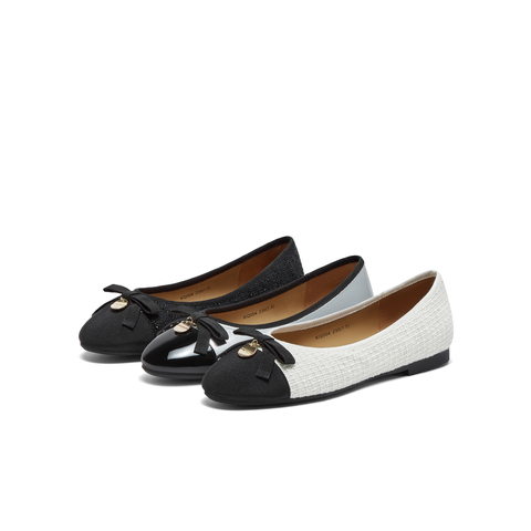 天美意2024春新款时尚休闲百搭舒适一脚蹬女平跟单鞋KQ004AQ4