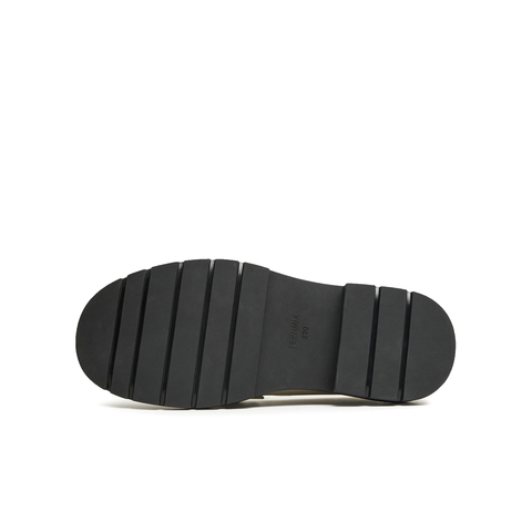 天美意2024春新款商场同款厚底马衔扣英伦单鞋女乐福鞋BI301AA4