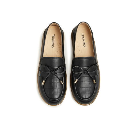 天美意2024春新款商场同款休闲通勤百搭日常女乐福鞋BI251AA4