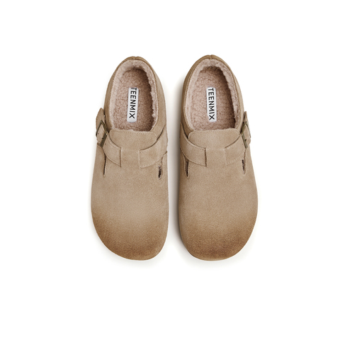 天美意2024春新款休闲百搭复古时尚小众潮流女勃肯鞋KK002AM4