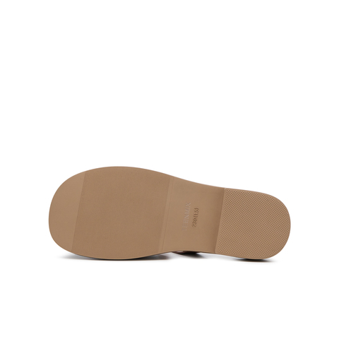 天美意2024夏新款商场同款凉鞋一脚蹬时尚包头女拖鞋BI781BT4