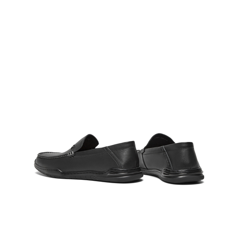 天美意2024夏新款商场同款舒适一脚蹬豆豆鞋男休闲皮鞋3QG01BM4