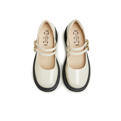 天美意2024春新款商场同款厚底增高显瘦百搭女玛丽珍鞋CLU02AQ4