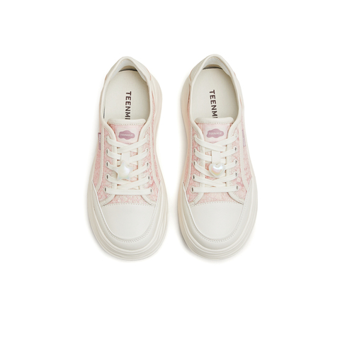 天美意2024夏新款商场同款拼色甜美帆布鞋女休闲鞋CLV27BM4