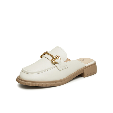 天美意2024夏新款商场同款时尚百搭外穿包头拖女拖鞋CMM06BH4