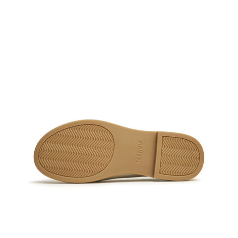 天美意2024春新款商场同款通勤低跟单鞋皮鞋女乐福鞋CCJ15AA4