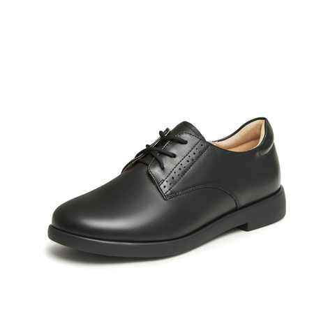 天美意2024春新款商场同款厚底复古百搭英伦鞋女单鞋CCJ50AM4