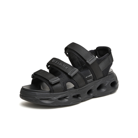 天美意2024夏新款商场同款厚底时尚百搭休闲运动女凉鞋CS325BL4