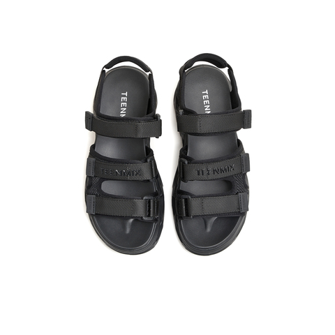 天美意2024夏新款商场同款厚底时尚百搭休闲运动女凉鞋CS325BL4