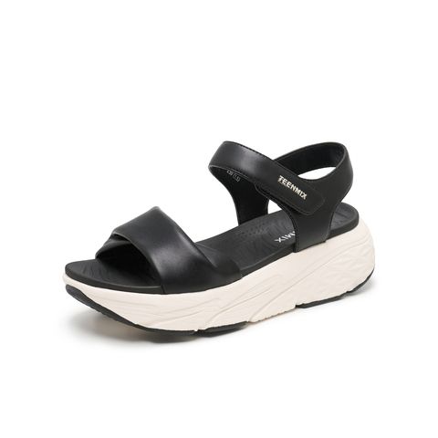 天美意2024夏新款商场同款时尚百搭简约通勤女休闲凉鞋CRD07BL4