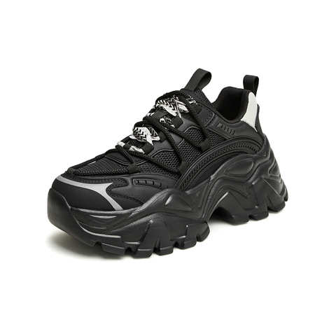 天美意2024春新款商场同款厚底增高时尚老爹鞋女休闲鞋BI131AM4