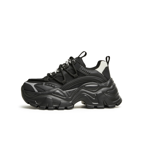 天美意2024春新款商场同款厚底增高时尚老爹鞋女休闲鞋BI131AM4