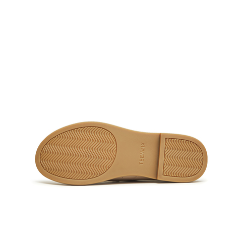 天美意2024春新款商场同款复古优雅通勤日常女英伦鞋CCJ51AM4