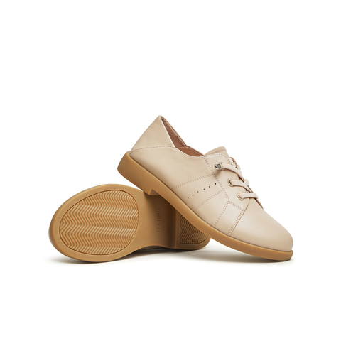 天美意2024春新款商场同款复古优雅通勤日常女英伦鞋CCJ51AM4