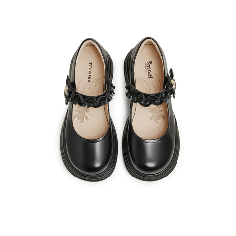 天美意2024春新款商场同款史迪奇联名复古玛丽珍女单鞋CLR09AQ4