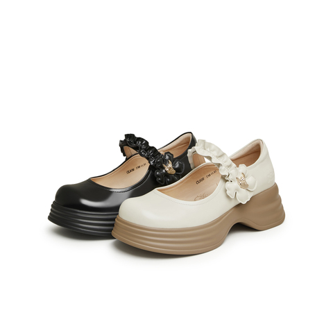 天美意2024春新款商场同款史迪奇联名复古玛丽珍女单鞋CLR09AQ4