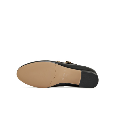 天美意2024春新款尖头复古气质玛丽珍百搭浅口女单鞋KM018AQ4