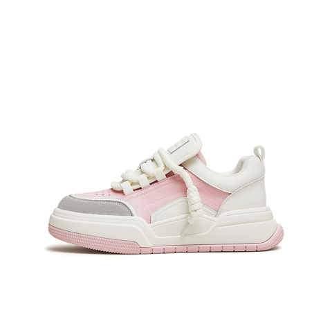 天美意2024春新款厚底活力青春百搭运动休闲鞋女板鞋KB029AM4