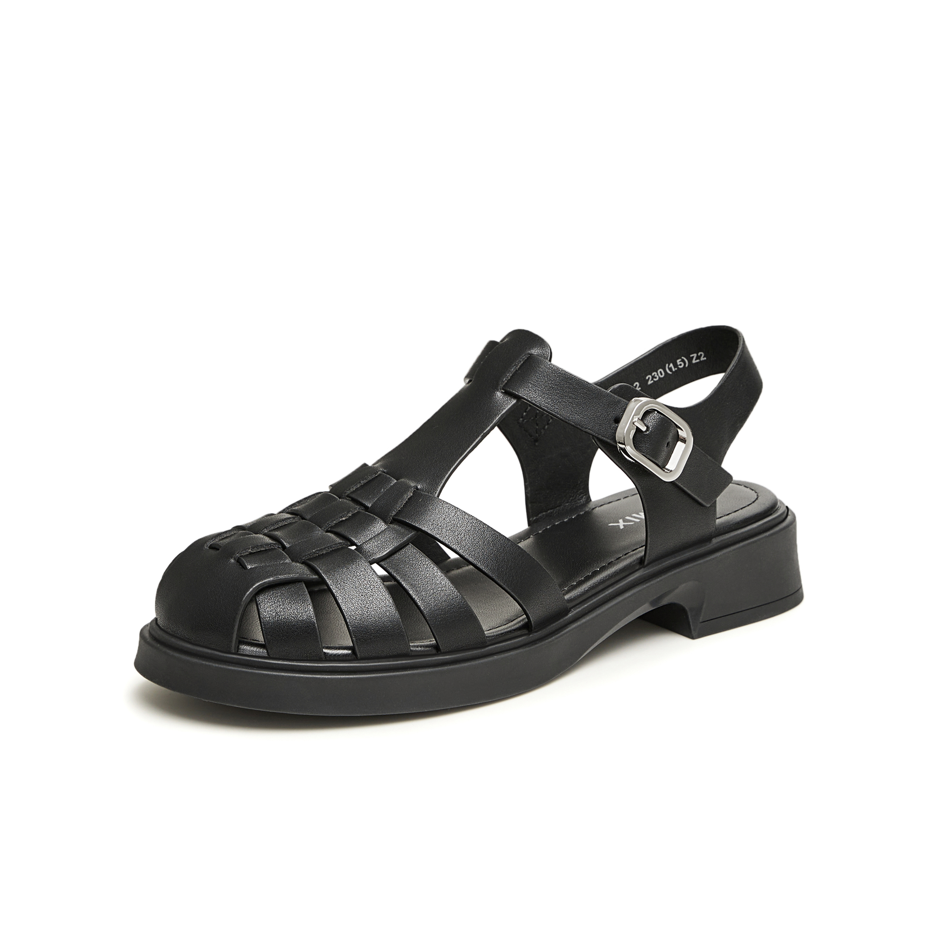 天美意2024夏新款商场同款厚底休闲复古罗马鞋女凉鞋COY32BH4