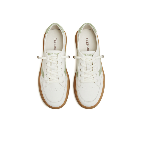 天美意2024夏新款商场同款运动时尚休闲百搭复古女板鞋CLQ66BM4