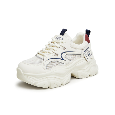 天美意2024夏新款商场同款厚底时尚运动老爹鞋女休闲鞋BJ121BM4