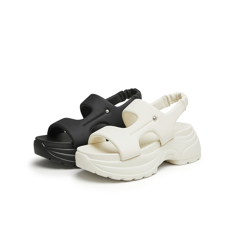 天美意2024夏新款商场同款厚底增高百搭老爹运动女凉鞋BJ041BL4