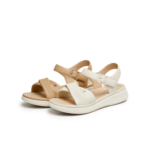 天美意2024夏新款商场同款时尚舒适平底百搭女休闲凉鞋BI951BL4