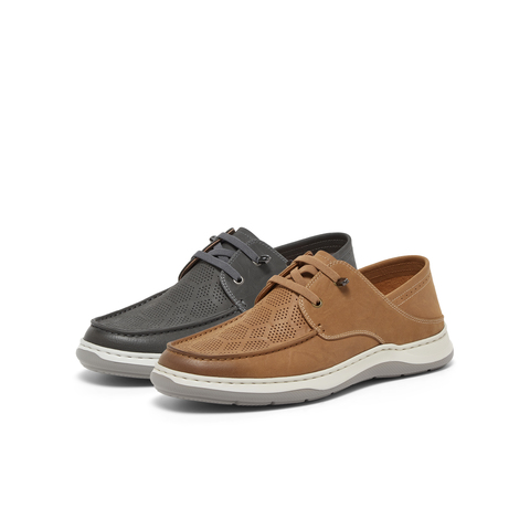 天美意2024夏新款商场同款系带商务通勤男休闲皮鞋3QV01BM4