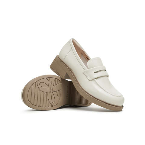 天美意2024春新款商场同款时尚通勤休闲百搭女乐福鞋CNG11AA4