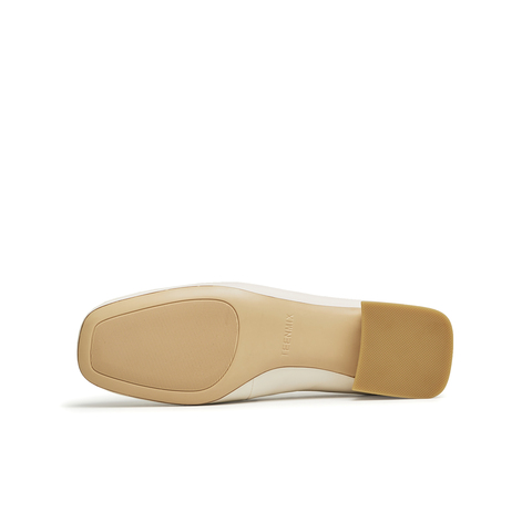 天美意2024春新款商场同款方跟气质通勤单鞋女乐福鞋CYY37AA4