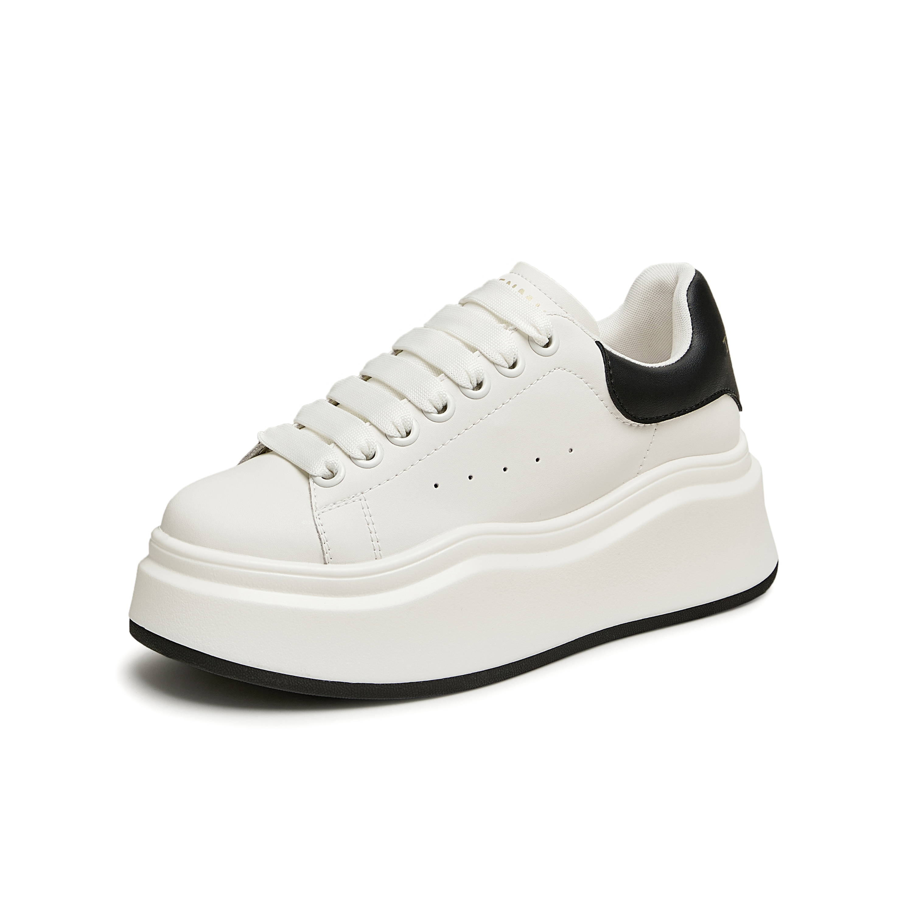 天美意2024秋新款商场同款厚底增高休闲运动女小白鞋BJ421CM4