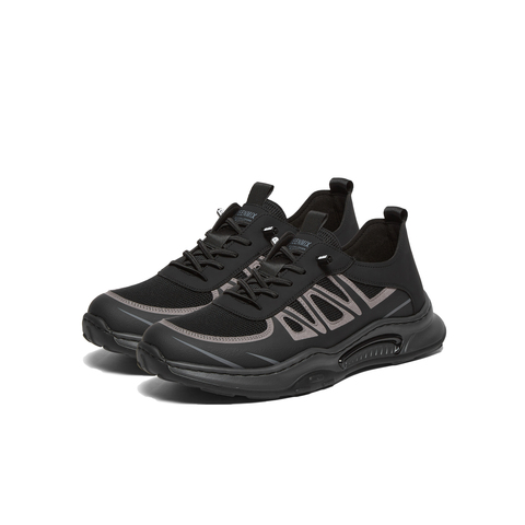 天美意2024秋新款商场同款厚底潮流网面透气男休闲鞋3SN01CM4