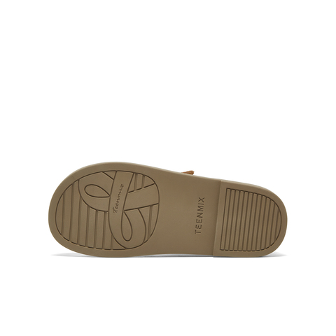 天美意2024秋新款商场同款休闲软木鞋两穿平底女勃肯鞋CNU23CM4