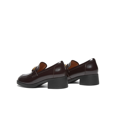 天美意2024秋新款商场同款百搭日常休闲女通勤乐福鞋CPQ14CA4