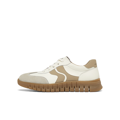 天美意2024秋新款商场同款复古阿甘鞋德训鞋男休闲鞋C4H05CM4