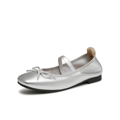 天美意2024秋新款商场同款休闲平底单鞋女芭蕾玛丽珍鞋BJ661CQ4