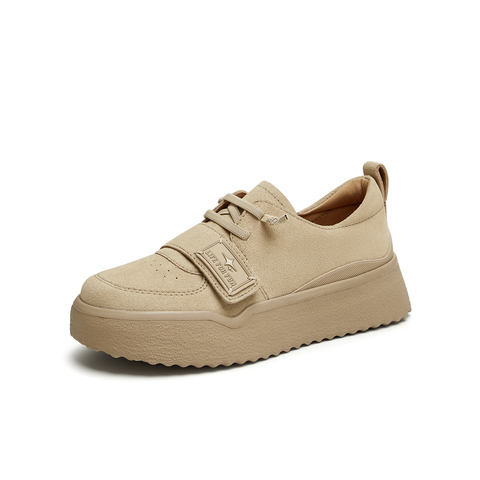 天美意2024秋新款商场同款厚底英伦一脚蹬女时尚休闲鞋CPP27CM4