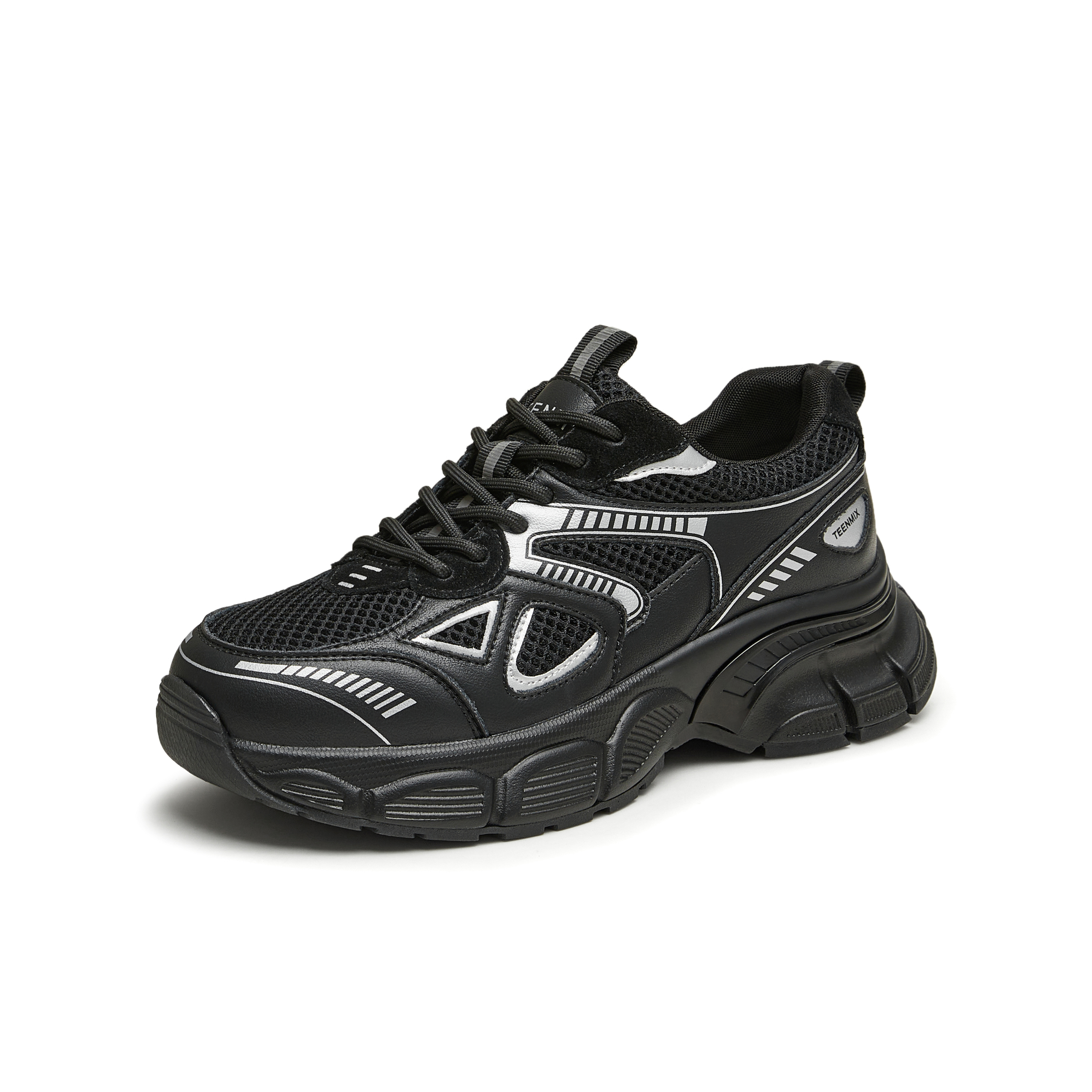 天美意2024秋新款商场同款时尚百搭厚底增高女老爹鞋BJ581CM4