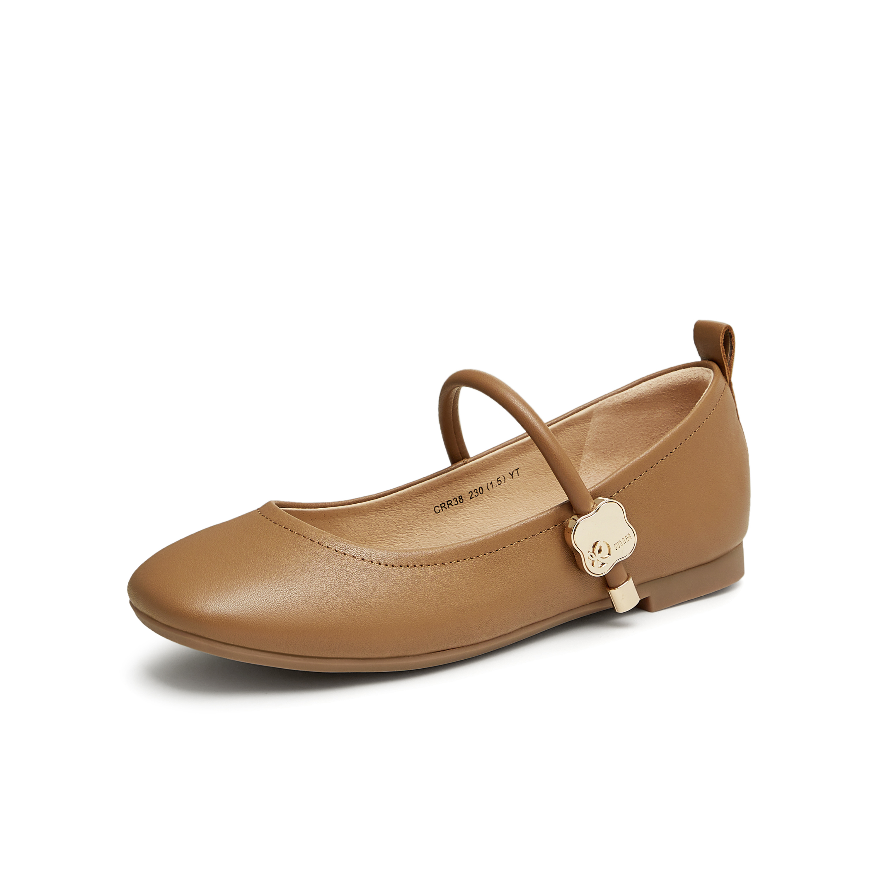 天美意2024秋新款商场同款平底舒适复古女学院玛丽珍鞋CRR38CQ4