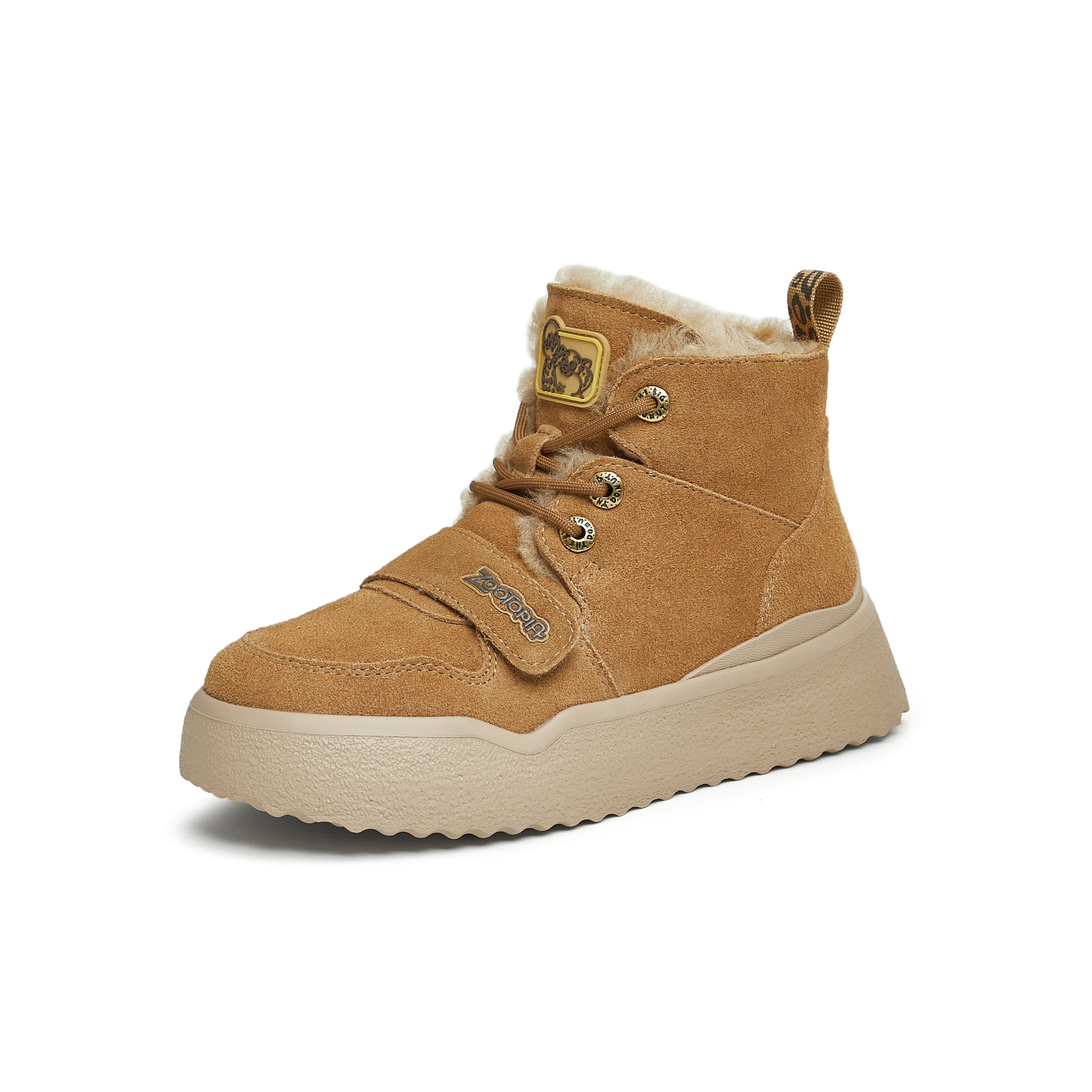 天美意2024冬新款商场同款疯狂动物城联名复古女雪地靴CPP45DD4